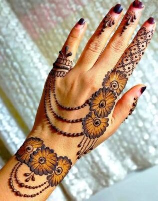 Arabic Mehndi Design defines true elegance