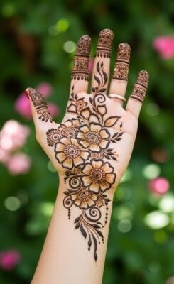 Arabic Mehndi Design looks so beautiful