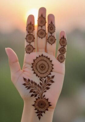 Arabic Simple Mehndi Design is very popular