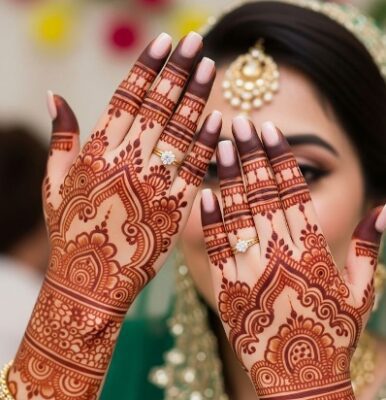 Beautiful Full Hand Mehndi Design style