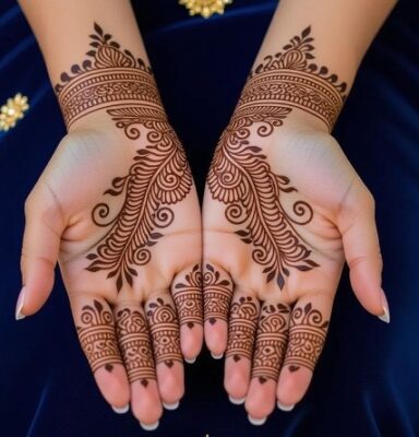 Beautiful Royal Front Hand Mehndi Design