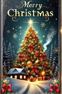Beautiful and bright Christmas Wallpaper