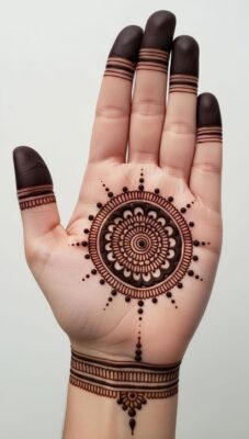 Bridal Beautiful Mehndi Designs shine