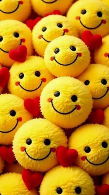 Bright screen with preppy wallpaper