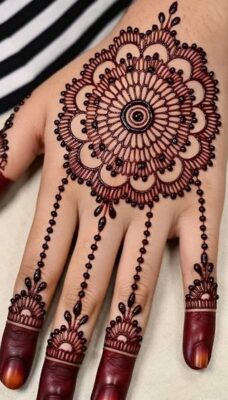 Charming Stylish Back Hand Mehndi Designs for every occasion