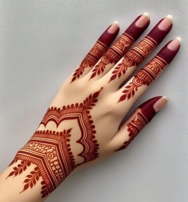 Classy Stylish Back Hand Mehndi Designs