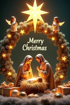 Cozy home feels in Christmas Wallpaper