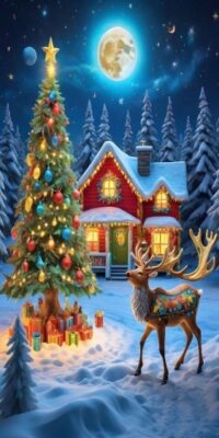 Decorate phones with Christmas Wallpaper