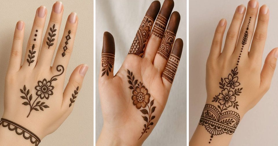 Easy Arabic Mehndi Designs