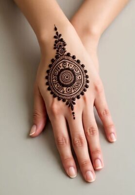 Easy to draw Simple Mehndi Design trend now