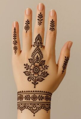 Every occasion fits Stylish Mehndi Design