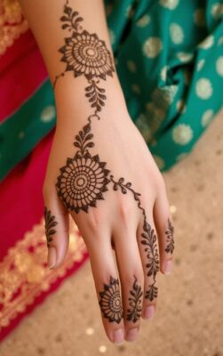 Festive vibes come with Stylish Mehndi Design