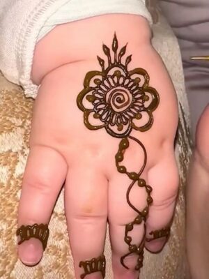 Fun time with Simple Mehndi Designs for Kids