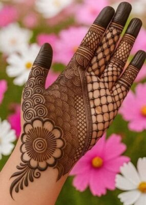 Graceful Royal Front Hand Mehndi Design