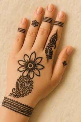 Hands glow with Beautiful Mehndi Designs