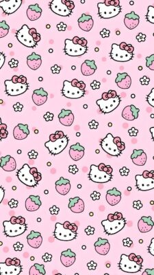 Happy vibes from preppy wallpaper