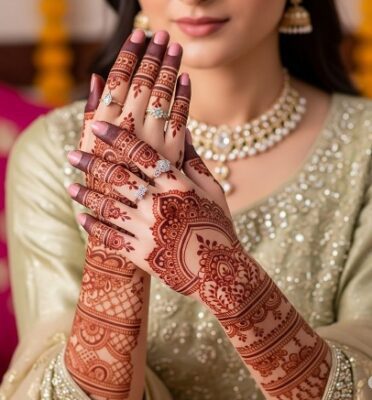 I love Full Hand Mehndi Design