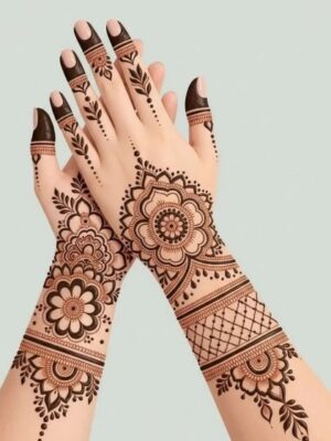 Latest trendy Full Hand Mehndi Design