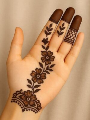 Lovely Easy Arabic Mehndi Design for festivals
