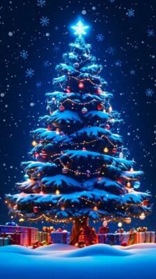 Merry mood through Christmas Wallpaper