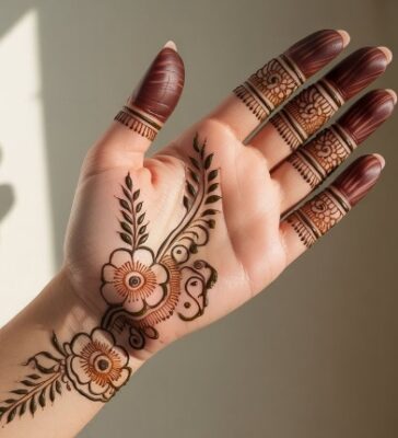 Pretty Simple Mehndi Design ideas