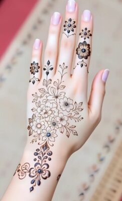 Quick and neat Simple Mehndi Design