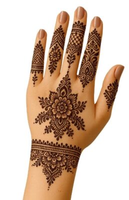 Simple Mehndi Design feels special