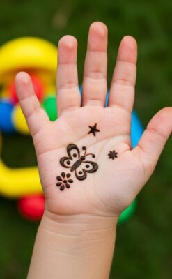 Simple Mehndi Designs for Kids are full of fun