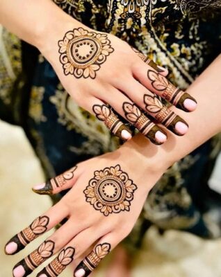 Stunning Stylish Back Hand Mehndi Designs for girls