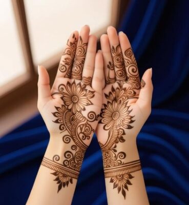 Stylish Royal Front Hand Mehndi Design