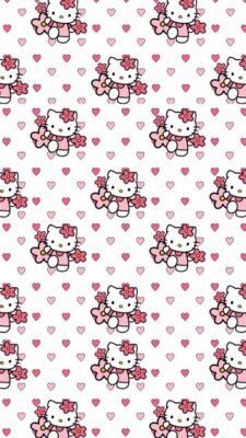 Trendy and girly preppy wallpaper