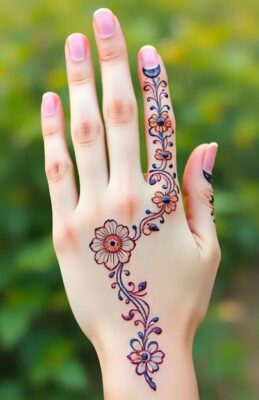Try Simple Mehndi Design today