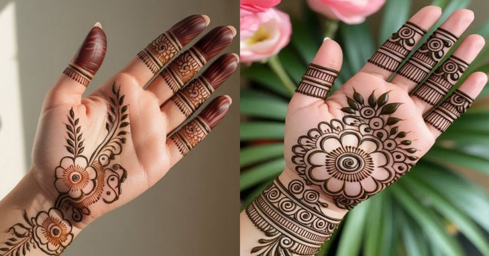 22+ Front Hand Simple Mehndi Design