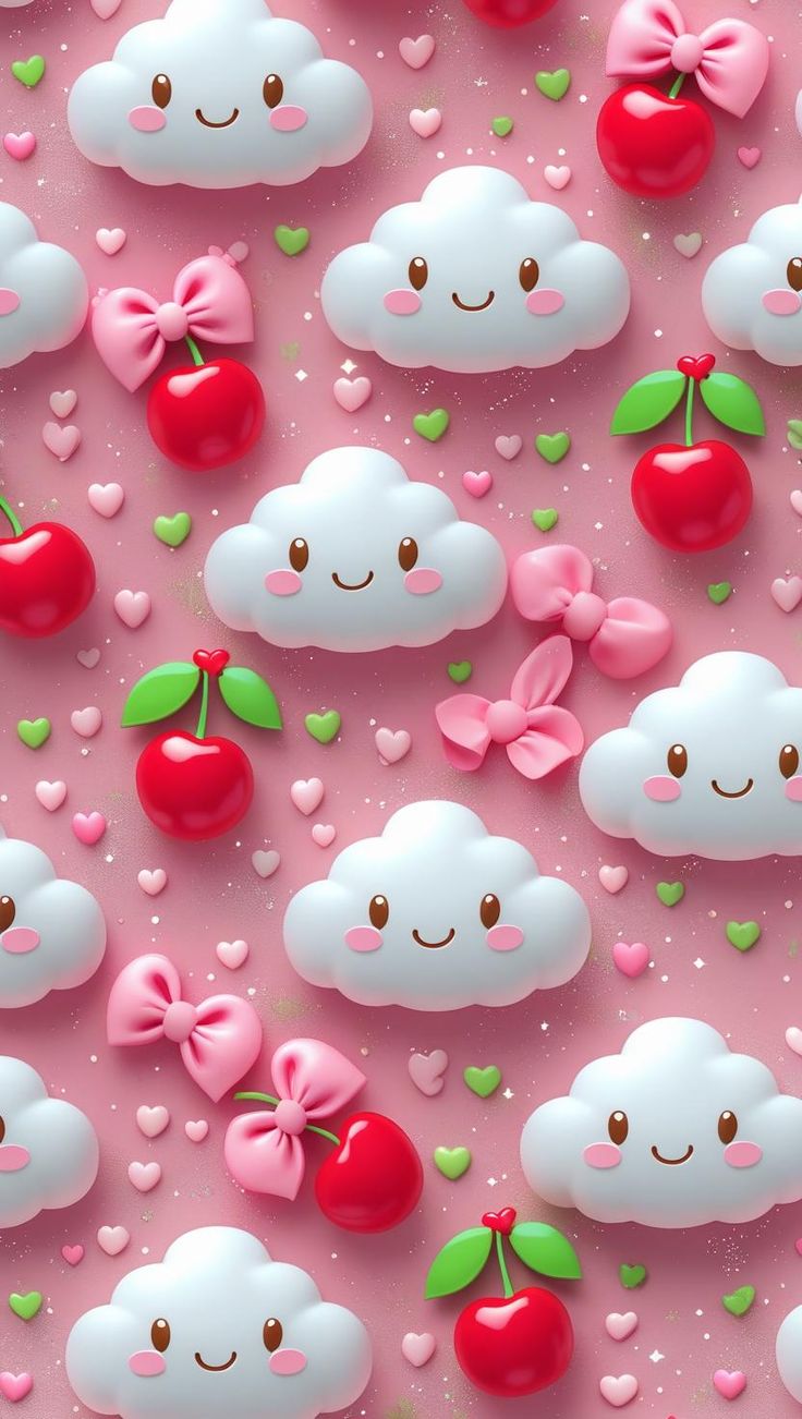 A cute wallpaper makes the look extra charming
