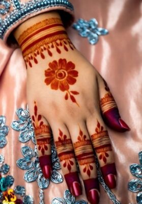 A shaded Mehndi Design Photo shows depth beautifully