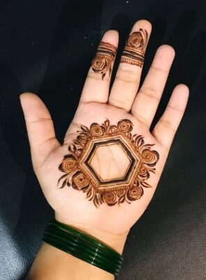A stylish Mehndi Design Photo is perfect for social media