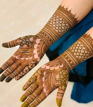 A traditional Full Hand Mehndi Design reflects heritage beautifully