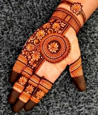 A traditional Mehndi Design Photo feels culturally rich