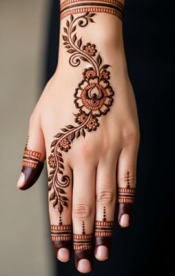 A trendy Mehndi Design Photo gets more likes online