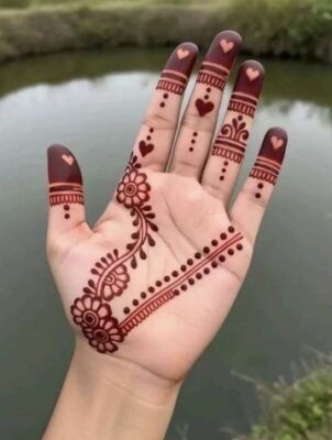 Arabic Easy Mehndi Design is always trendy