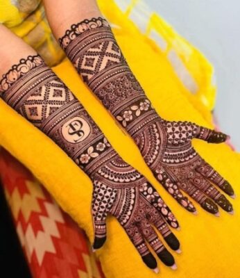 Arabic Full Hand Mehndi Design