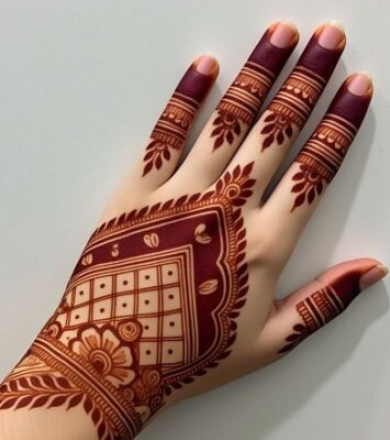 Arabic Mehndi Design looks elegant and stylish
