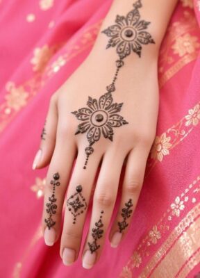 Arabic Mehndi Design looks elegant and stylish
