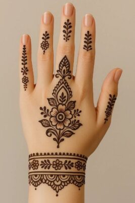 Arabic Mehndi Designs Image looks bold and neat