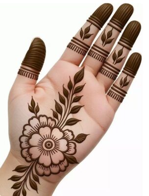 Artistic Stylish Full Hand Mehndi Design attracts attention