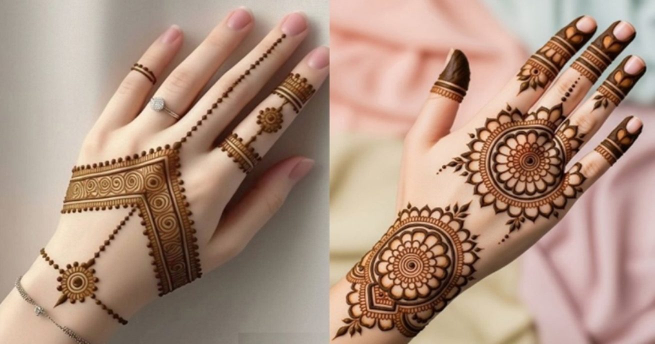 Back Hand Mehndi Design
