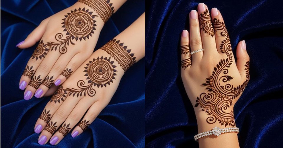 Back Hand Mehndi Design