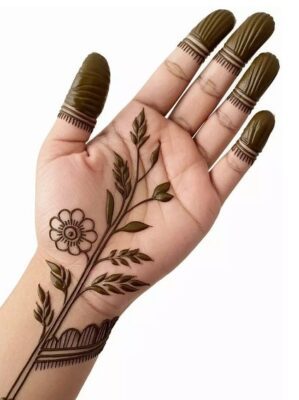 Beautiful Stylish Full Hand Mehndi Design enhances hands
