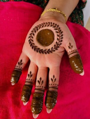 Bridal Front Hand Mehndi Design looks royal