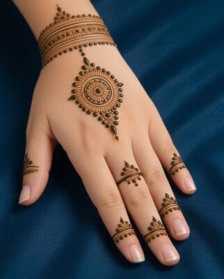 Bridal Simple Mehndi Design